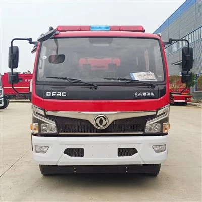 Dongfeng 4 Ton Double Cab Water Tank Fire Truck price
